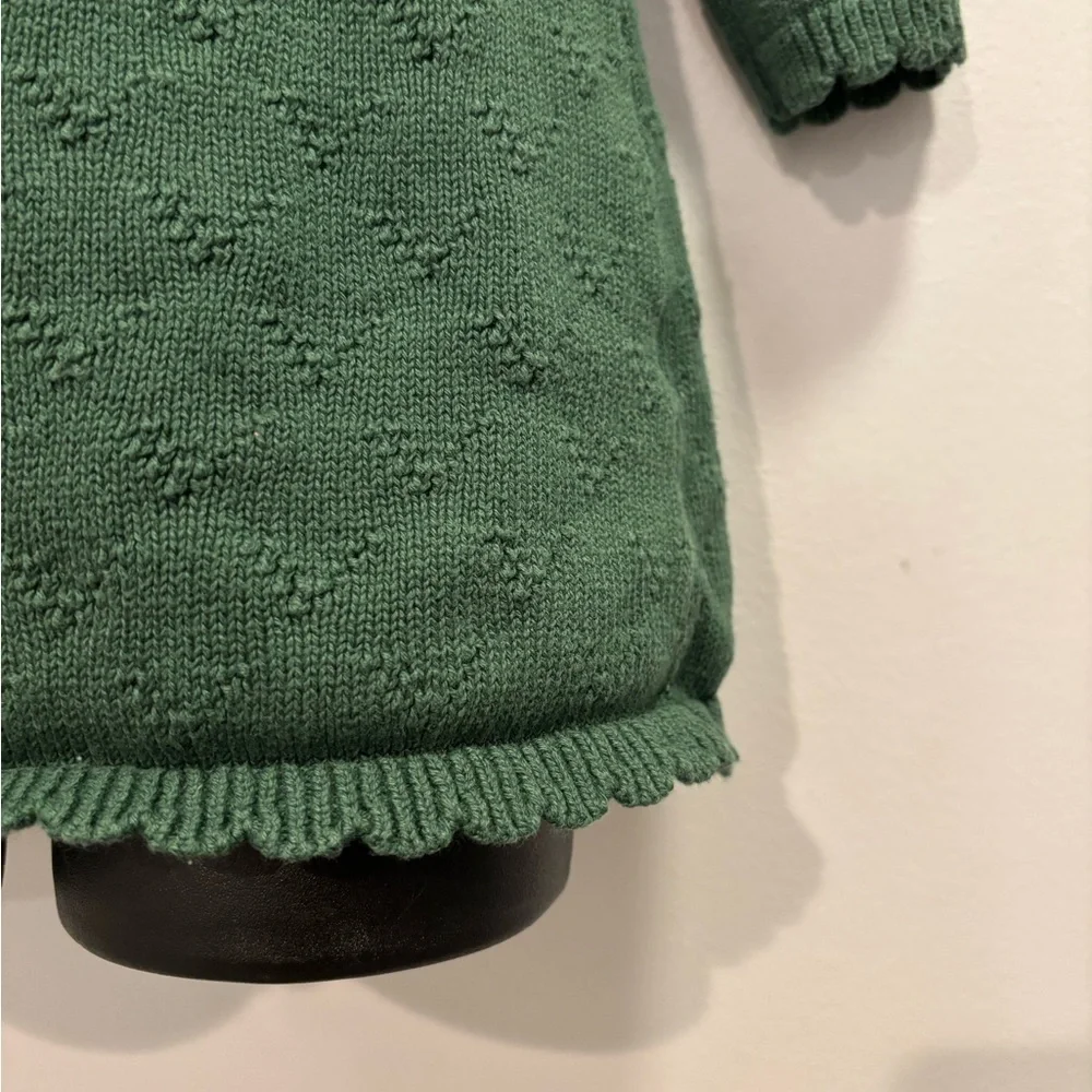 Cozy Girls Festive Winter Sweater Dress Cotton Knit